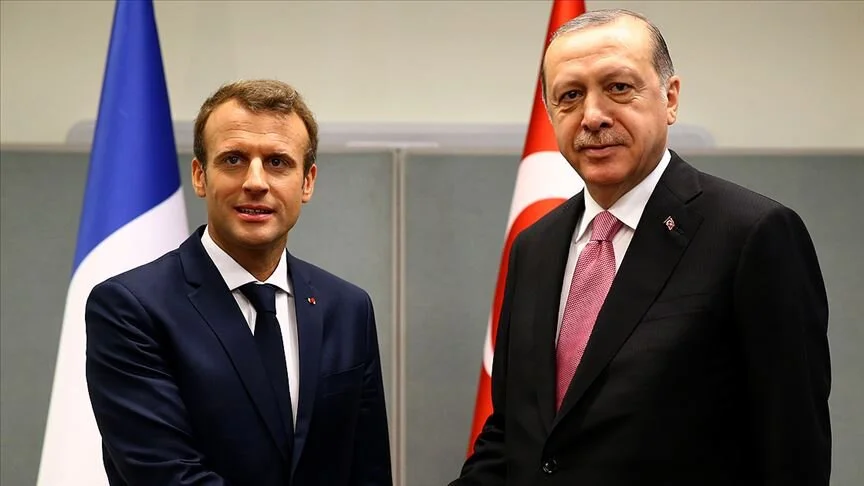 Fransa Cumhurbaşkanı Macron'dan Cumhurbaşkanı Erdoğan'a tebrik telefonu