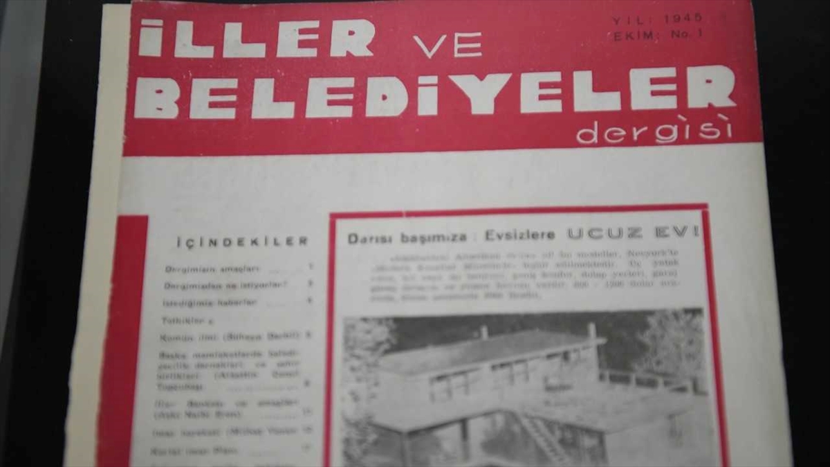 Türkiye Belediyeler Birliğinin "İller ve Belediyeler Dergisi" arşivi internetten erişime açıldı