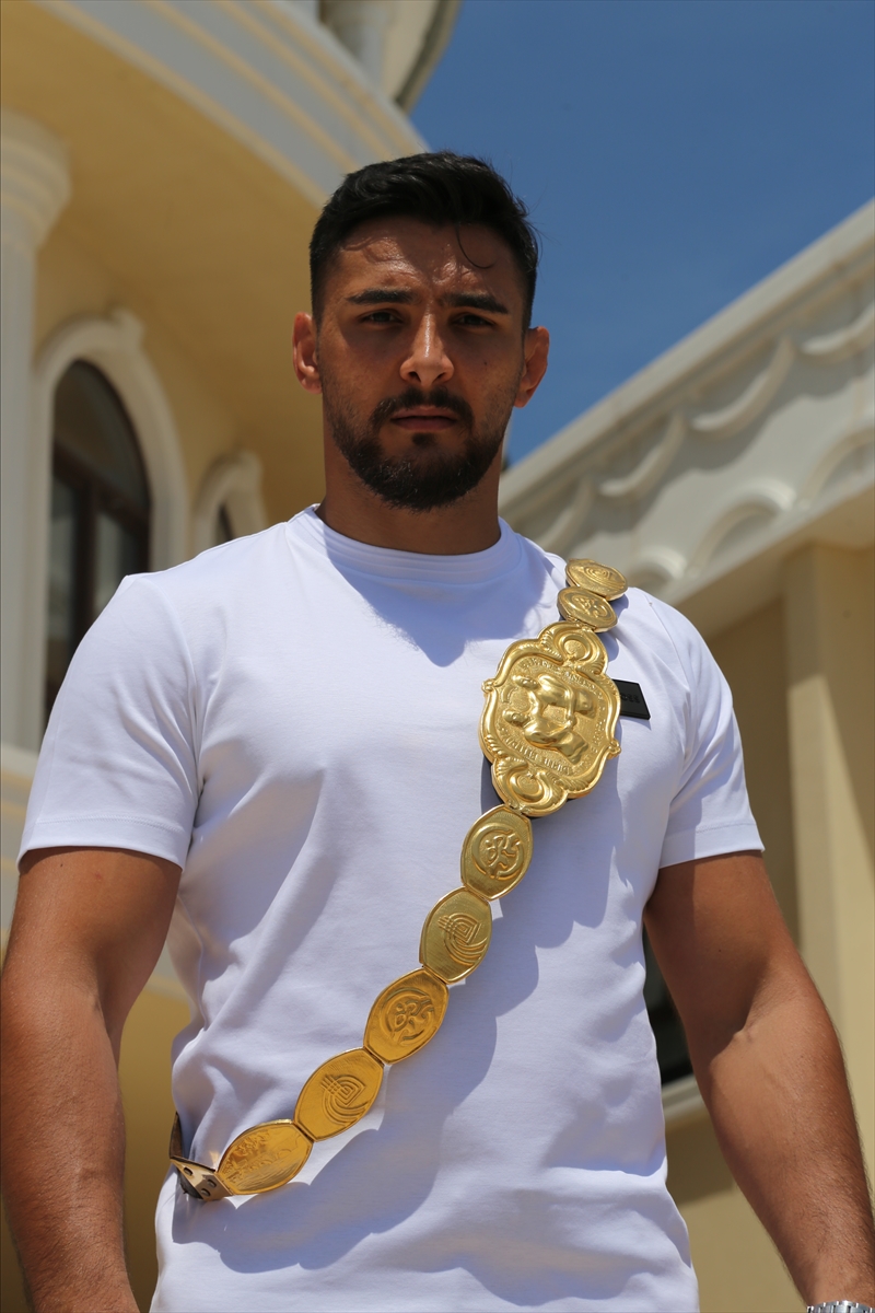 661. Tarihi Kırkpınar Yağlı Güreşleri altın kemeri Mustafa Taş'a takıldı