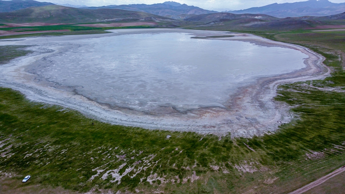 Van'da geçen yıl kuruyan Tuz Gölü, yağışlarla yeniden hayat buldu