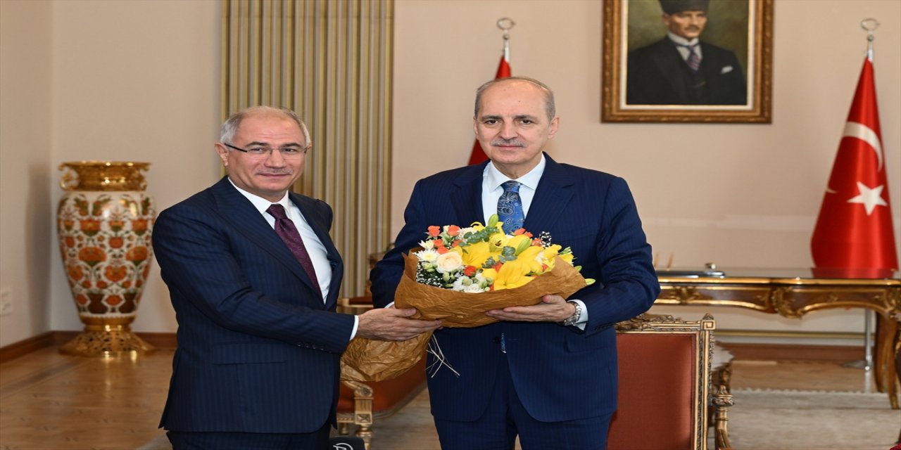 TBMM Başkanı , AK Parti Genel Başkanvekili Ala'yı ile görüşme yaptı.