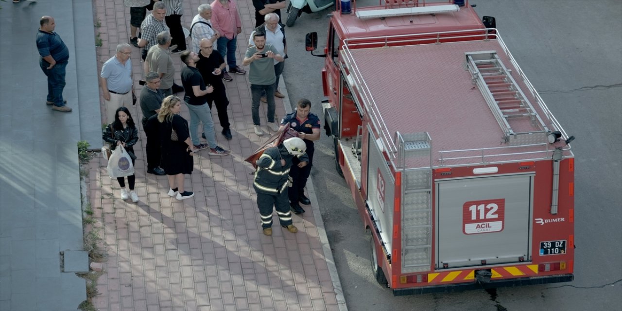 Kırklareli'nde otelde çıkan yangın söndürüldü