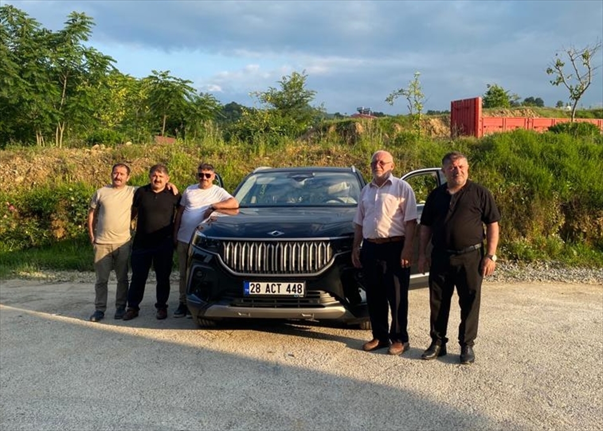 Giresun'da ilk Togg sahibine teslim edildi