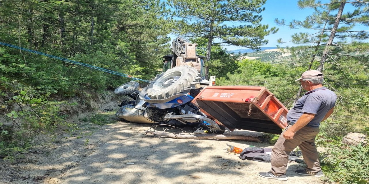 Bilecik'te traktörün devrilmesi sonucu bir kişi öldü