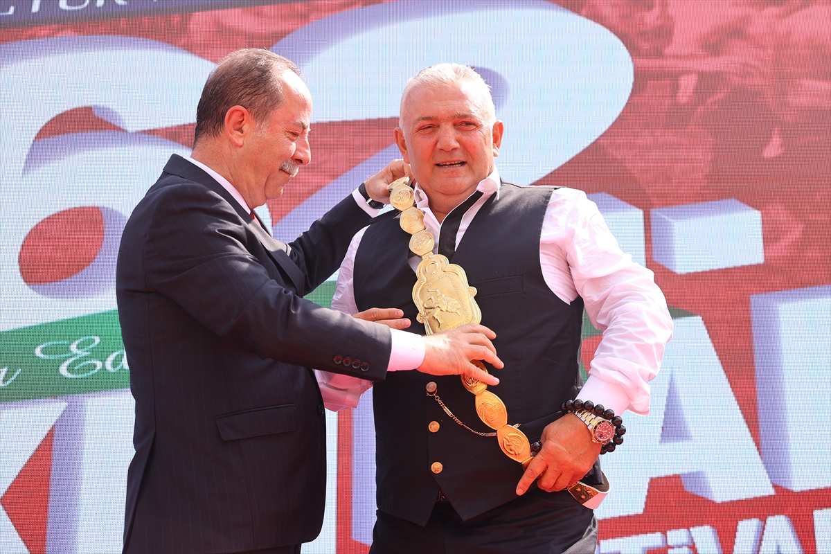 662. Tarihi Kırkpınar Yağlı Güreşleri'nde "ağa karşılaması" gerçekleştirildi