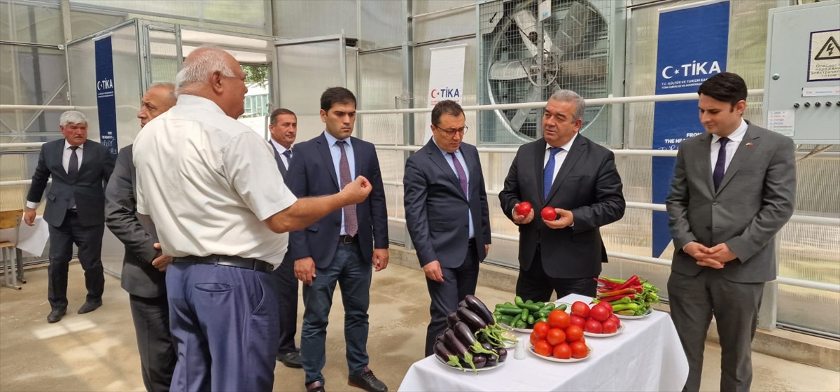 TİKA'nın Tacikistan'da kurduğu "Eğitim ve Üretim Serası" açıldı