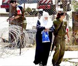 Filistinli Tutsak Kadınlardan Yalınayak Protesto