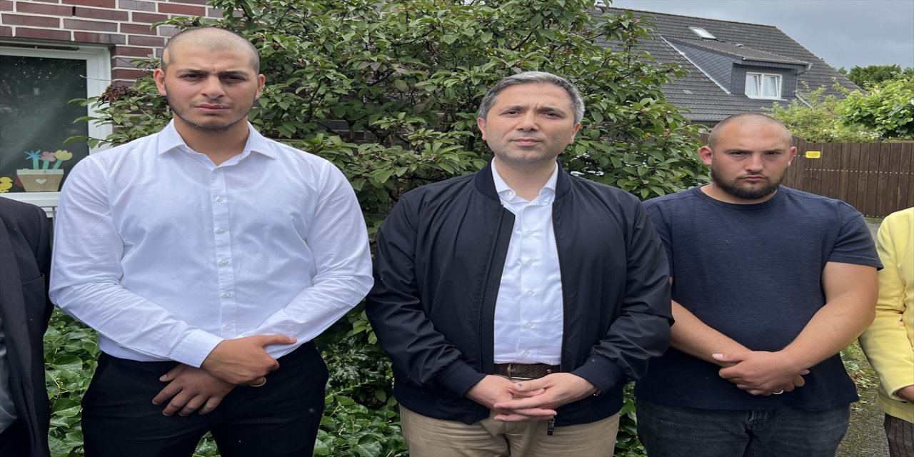 AK Parti'li Sırakaya, Alanya'da saldırıya uğrayan Akgün'ü Almanya'daki evinde ziyaret etti