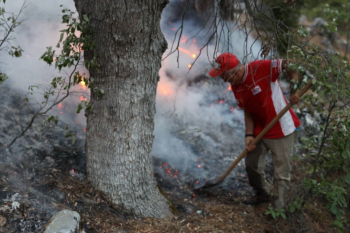 Antalya'nın Akseki ilçesindeki orman yangını kontrol altına alındı