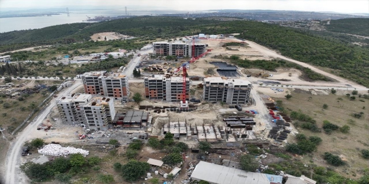 Kocaeli'nin Dilovası ilçesinde kentsel dönüşüm çalışmaları sürüyor