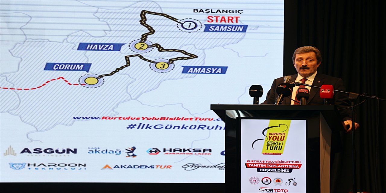 Kurtuluş Yolu Bisiklet Turu'nun tanıtımı yapıldı