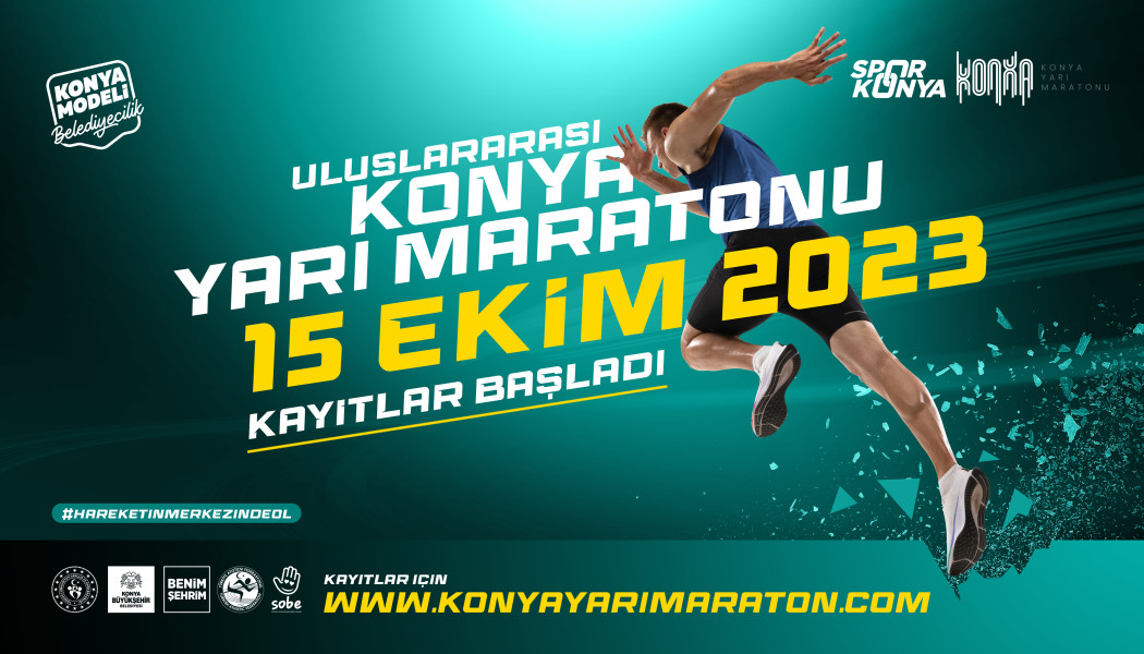 ULUSLARARASI KONYA YARI MARATONU’NA KAYITLAR BAŞLADI