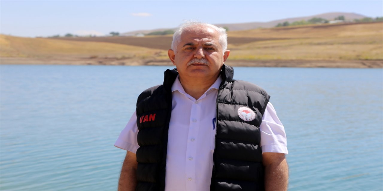 Van'da göletlere 900 bin sazan balığı yavrusu bırakıldı