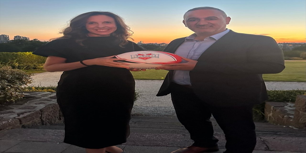 Fransa Büyükelçiliğinde Ragbi Dünya Kupası'nın açılışı nedeniyle etkinlik düzenlendi.