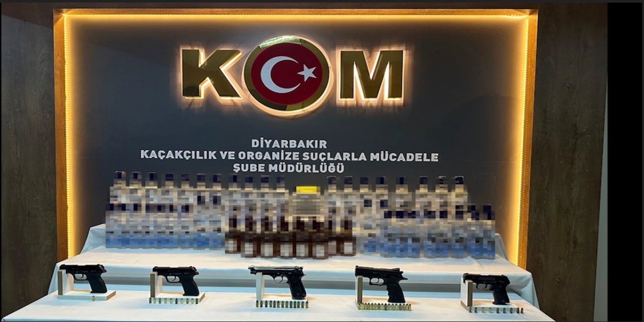 Diyarbakır'da kaçakçılık operasyonunda 5 şüpheli yakalandı