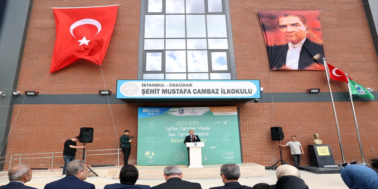 Üsküdar'da Şehit Mustafa Cambaz İlkokulu törenle açıldı