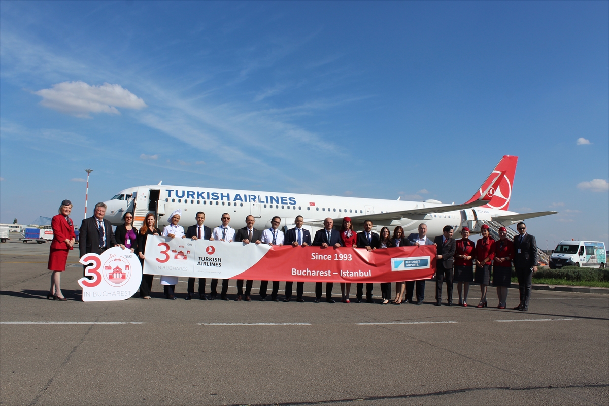 THY, Bükreş destinasyonunun 30. yılını kutladı