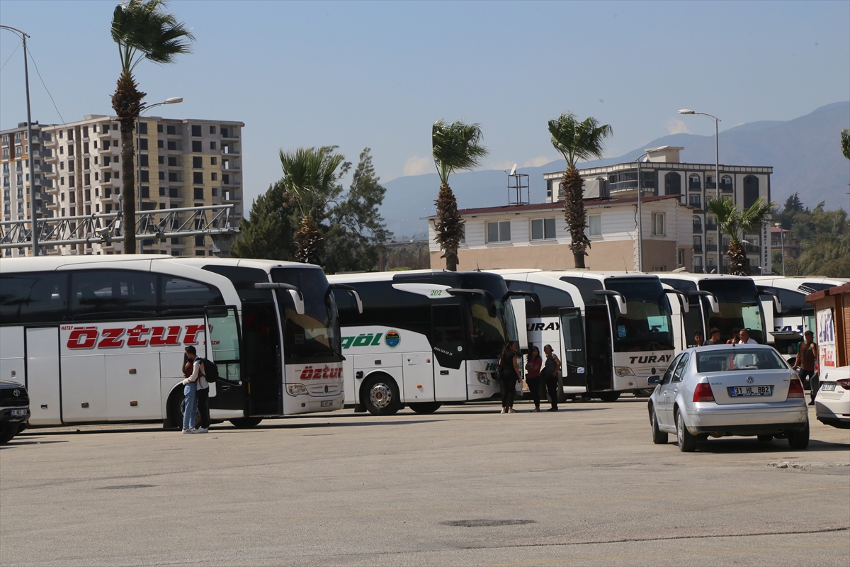 Depremlerde hasar alan Antakya Otobüs Terminali onarıldı