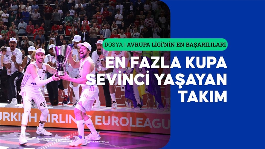 Basketbol THY Avrupa Ligi'nin şampiyonluk rekoru Real Madrid'de