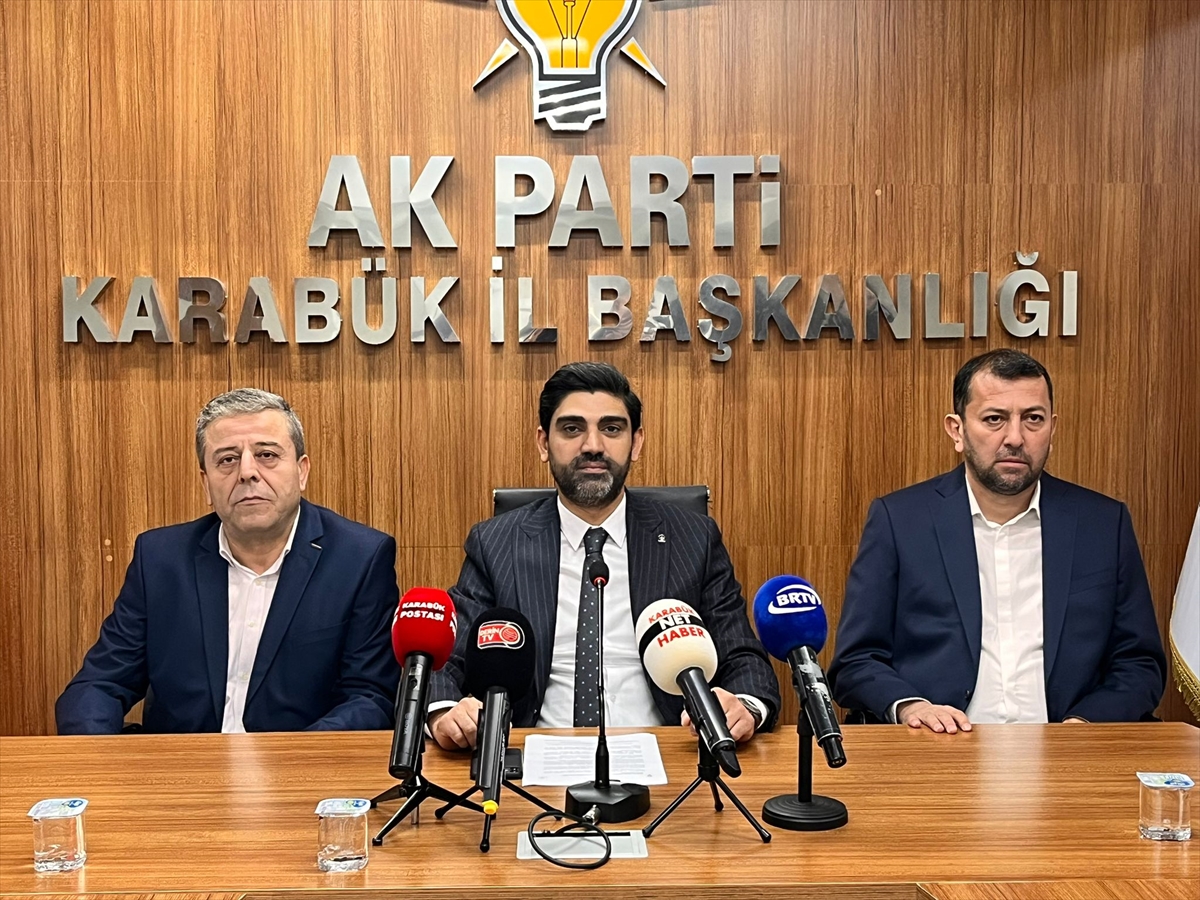 Sakarya ve çevre illerdeki AK Parti il başkanlıklarından İsrail'in saldırılarına tepki