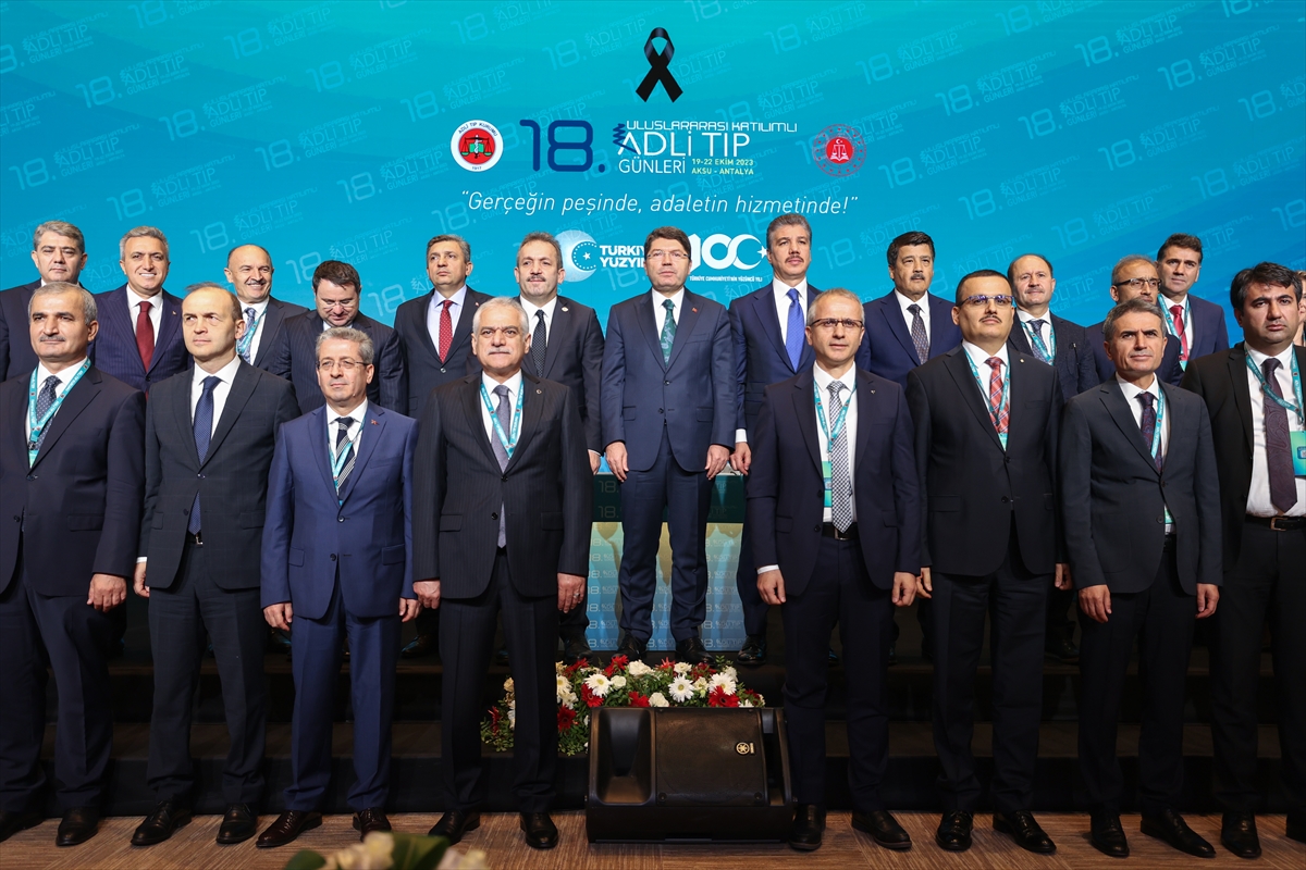 Adalet Bakanı Tunç, Antalya Adli Tıp Günleri Toplantısı'nda konuştu