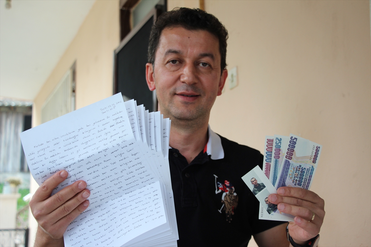 Askerdeyken Cumhuriyet'in 100'üncü yılı için yazdığı mektubunu 21 yıl sonra teslim aldı