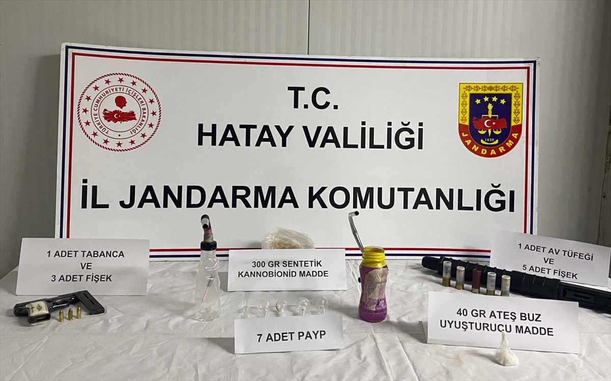 Hatay'da uyuşturucu operasyonunda 1 şüpheli tutuklandı