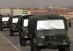 Sınırda askeri hareketlilik