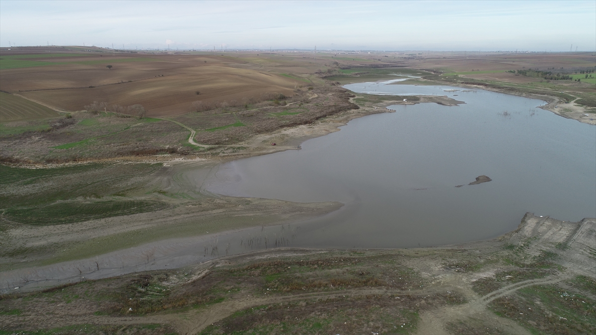 Trakya'daki göl ve göletlere son yağışlar fazla katkı sağlamadı