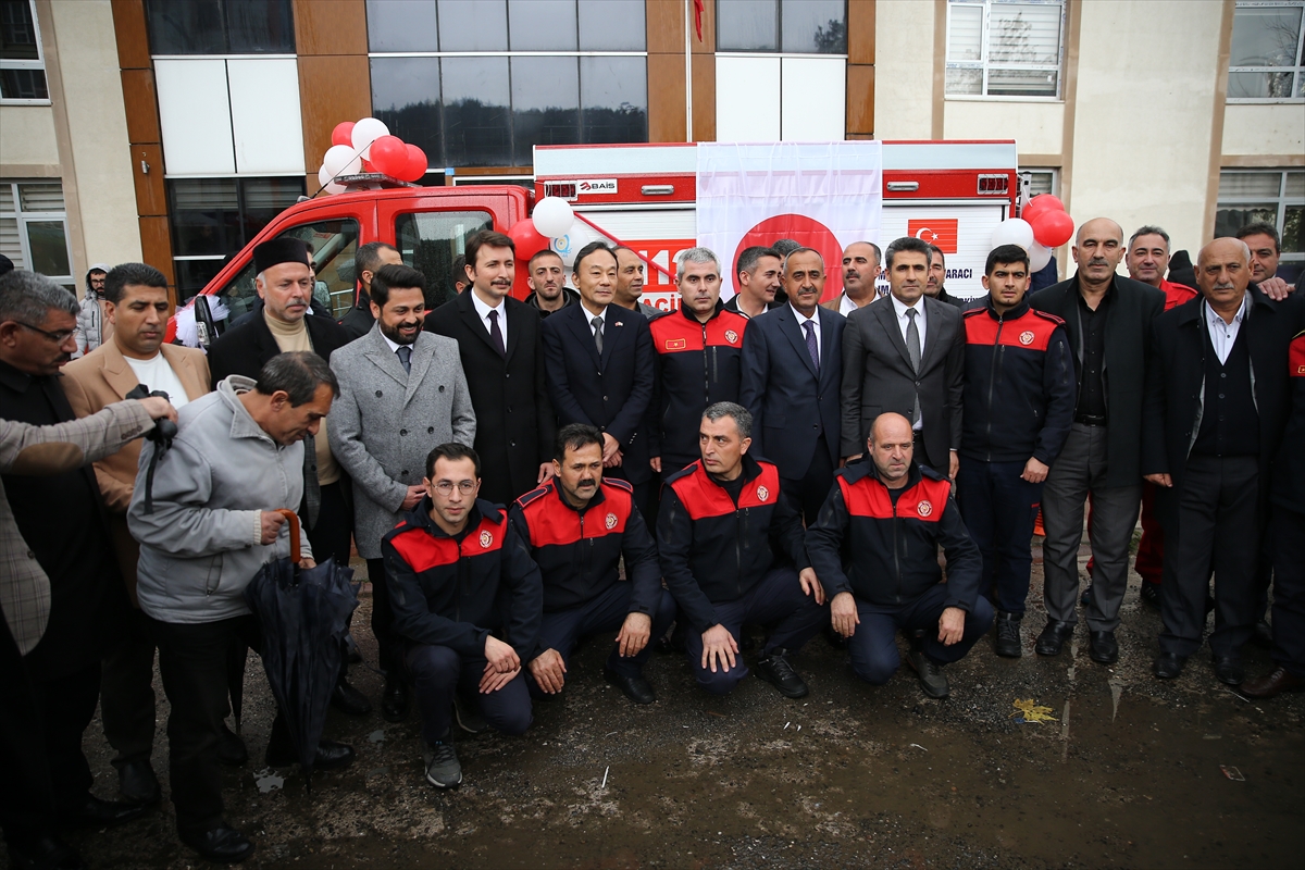 Japonya'dan Bingöl'e arama kurtarma aracı desteği