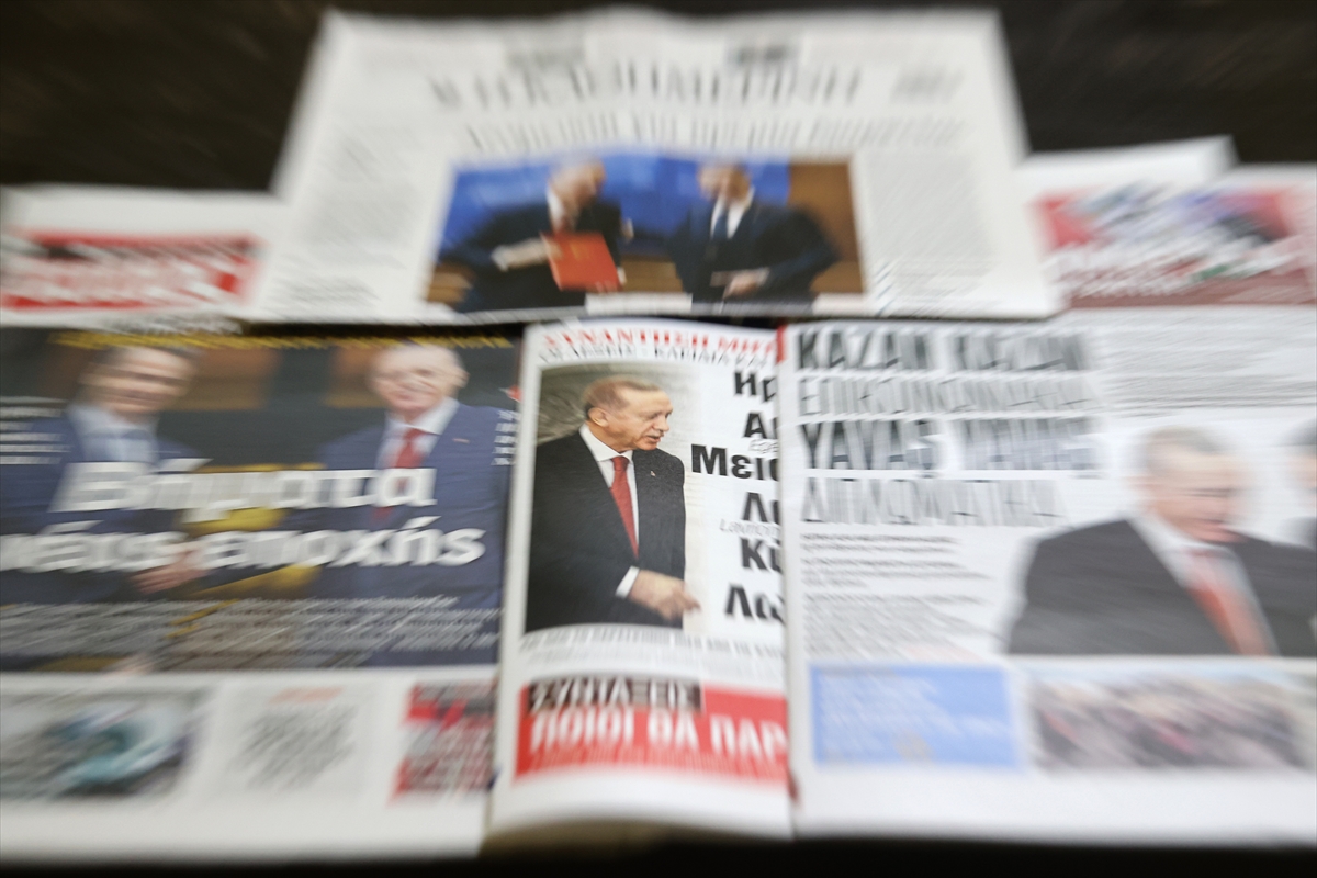 Yunan medyası, Cumhurbaşkanı Erdoğan'ın Atina ziyaretini manşetlerine taşıdı