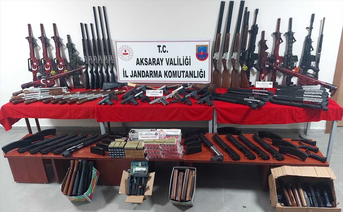Aksaray'da silah kaçakçılığı operasyonunda yakalanan zanlı tutuklandı