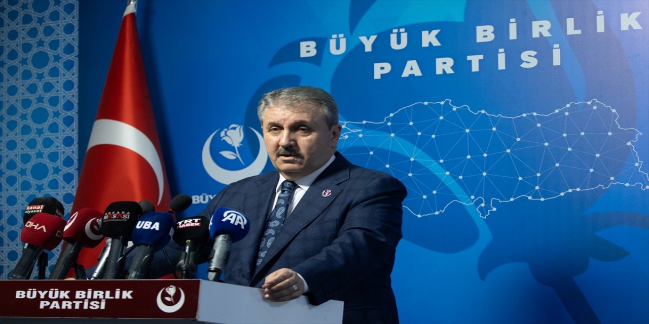 BBP Genel Başkanı Destici basın toplantısı düzenledi: