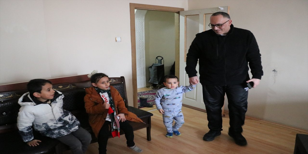 Filistinli akademisyen ve ailesine Erzurum'da Türk Kızılay sahip çıktı