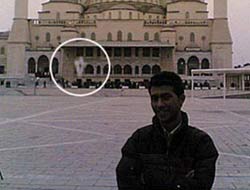 Camide hayalet fotoğrafı