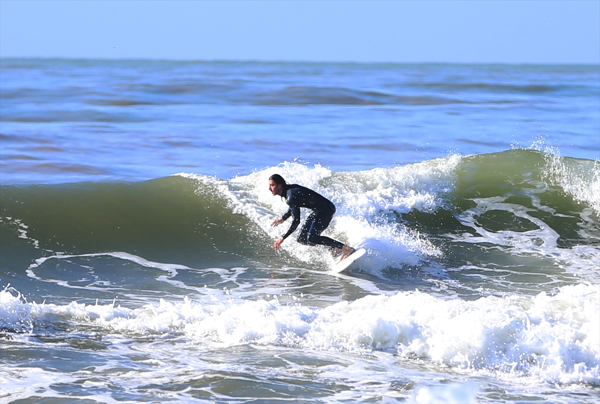 Antalya'da ocak ayında sörf