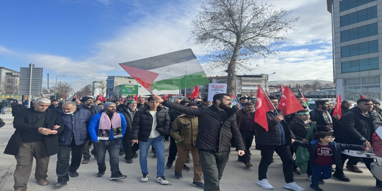 Malatya Gazze için yürüdü.