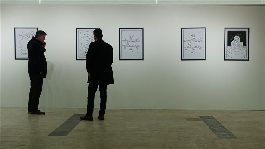 Hasan Aycın'ın Filistin çizgileri Tekirdağ'da