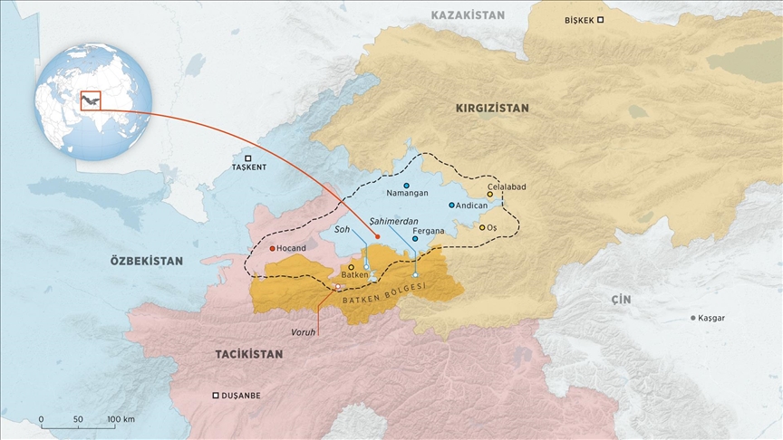 Kırgızistan-Tacikistan sınırında çözüme doğru