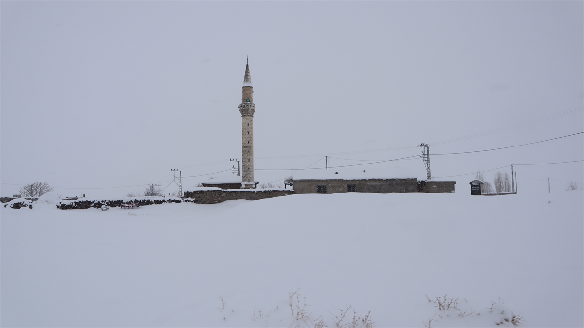 Iğdır'ın dağ köyleri ve yüksek kesimleri beyaza büründü