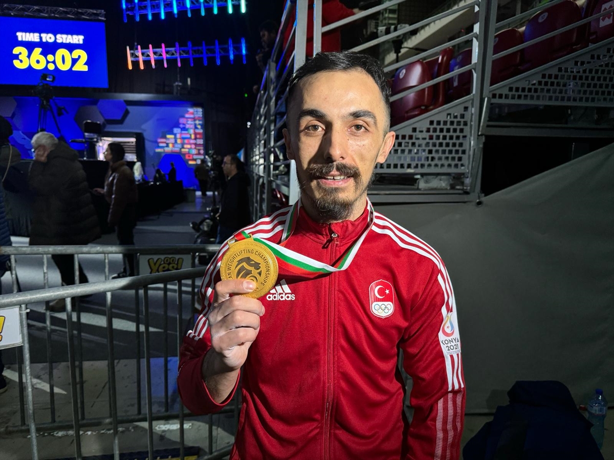 Avrupa şampiyonu milli halterci Muammer Şahin: "Avrupa'da 18 yılın emeğini aldım"