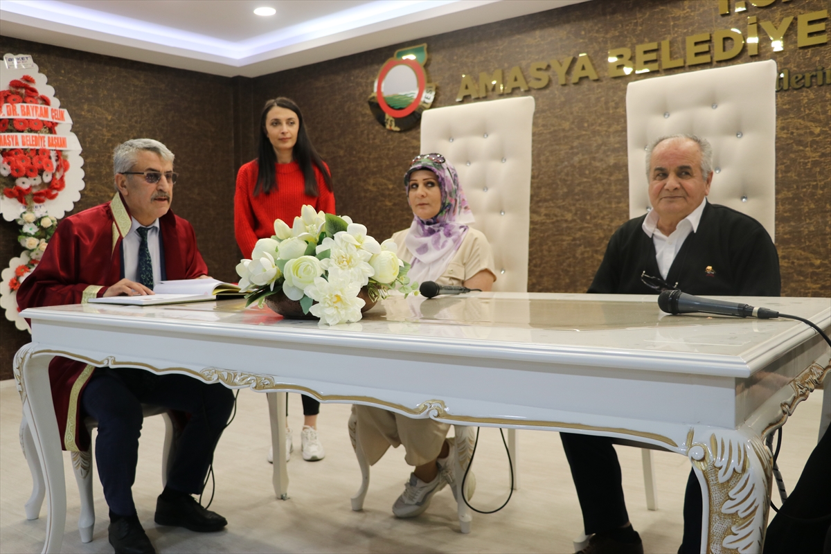 Amasya'lı çift nikah için 4 senede bir gelen tarihi seçti