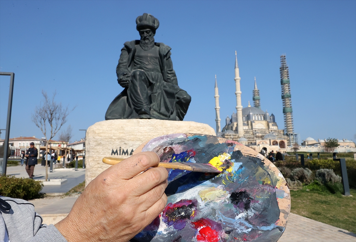 "Balkan ressamlarının fırçalarından Edirne" resmediliyor