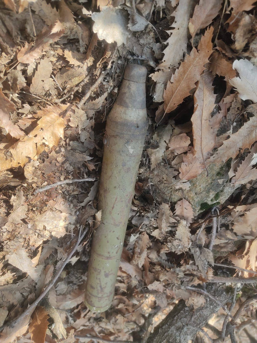 Bingöl'de terör örgütü PKK/KCK'ya ait roketatar ele geçirildi