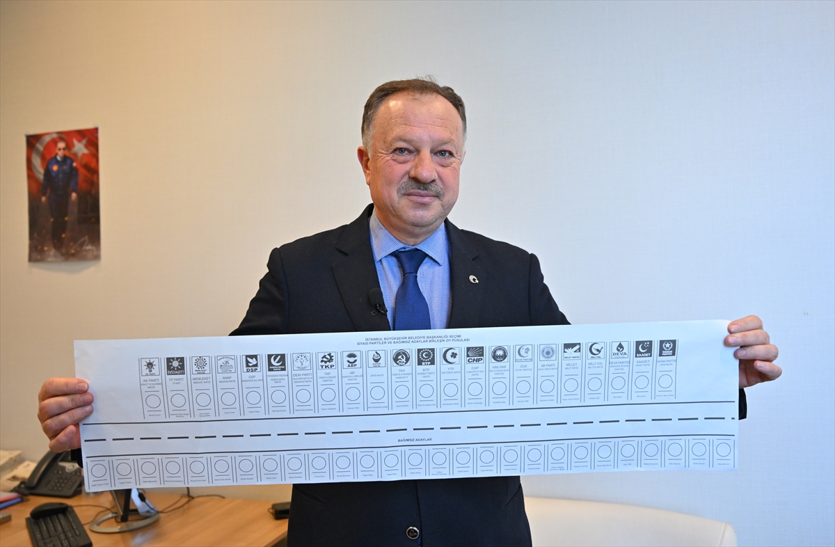 En uzun oy pusulası 97 santimetre olacak