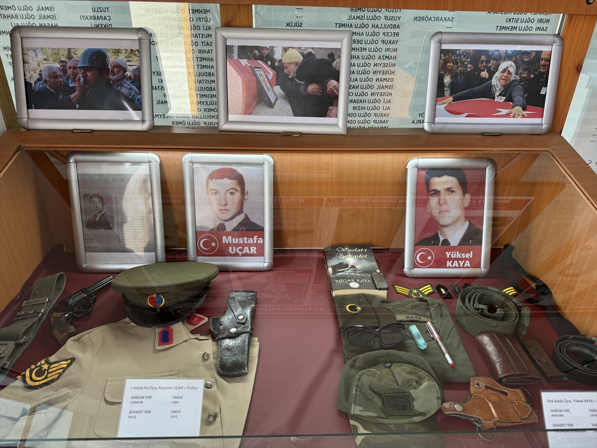 Çankırılı şehitlerin hatıraları müzede yaşatılıyor