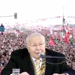 Saadetin Mitinginde Sürpriz vardı