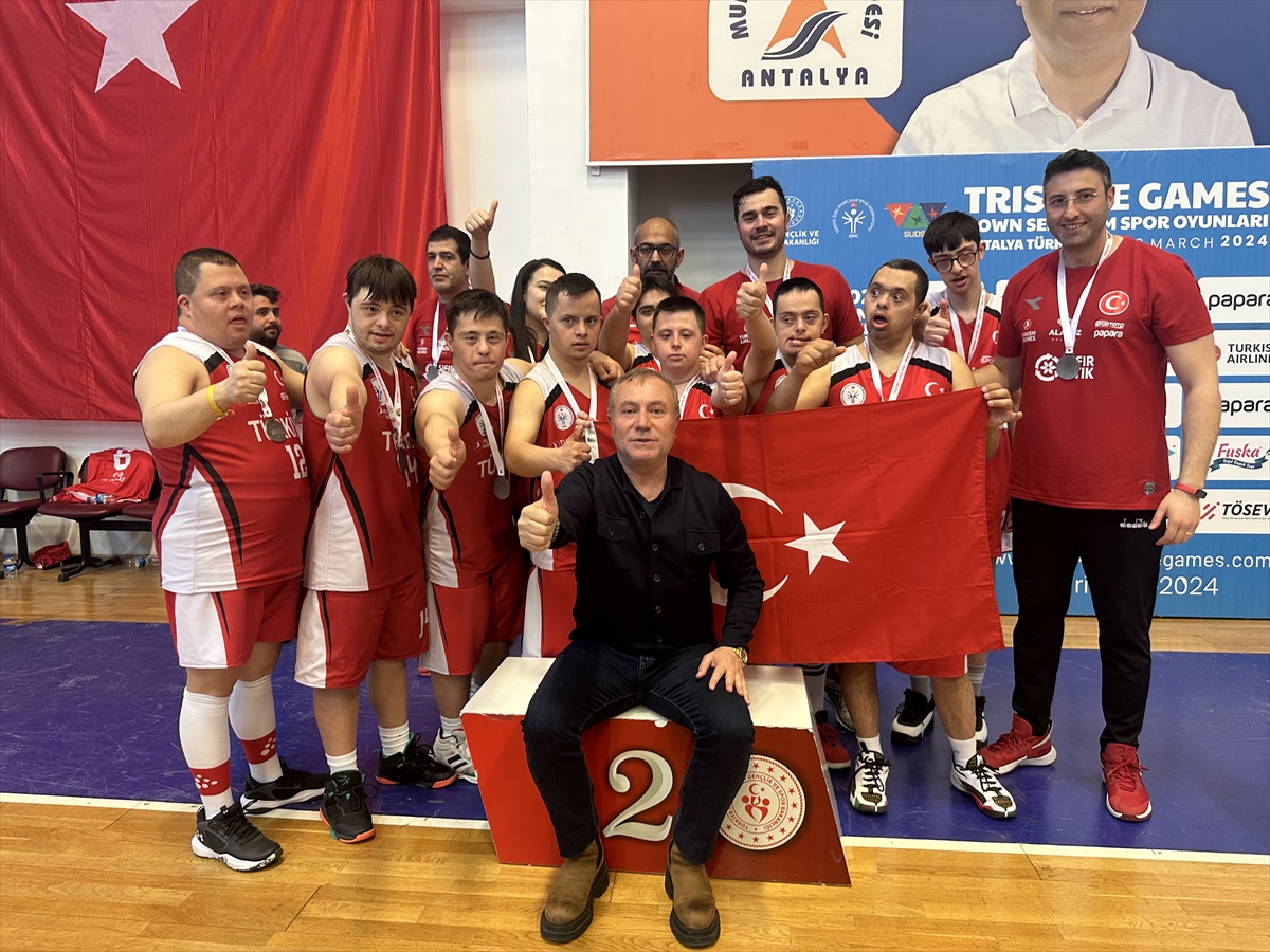 Down Sendromlu Milli Basketbol Takımı, Trisome Oyunları'nda ikinci oldu