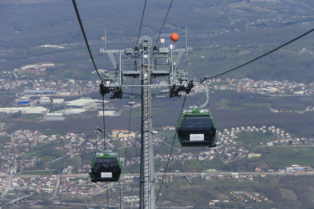 Kocaeli'de teleferik hizmete başladı