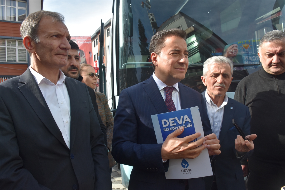 DEVA Partisi Genel Başkanı Babacan, Gümüşhane'de